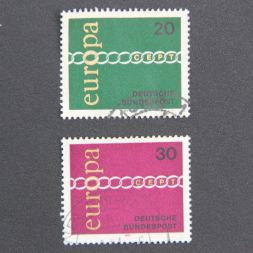 Набор марок EUROPA, Германия 1971 год (2 шт)
